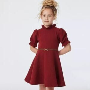 Janie and Jack The Equestrian Chic Dress kids/toddler Girls dress  size 4 GUC